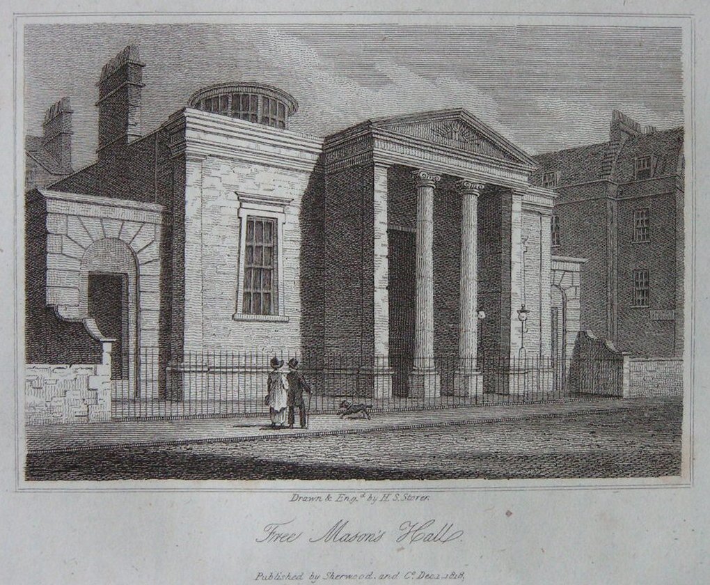 Print - Freemasons' Hall - Storer